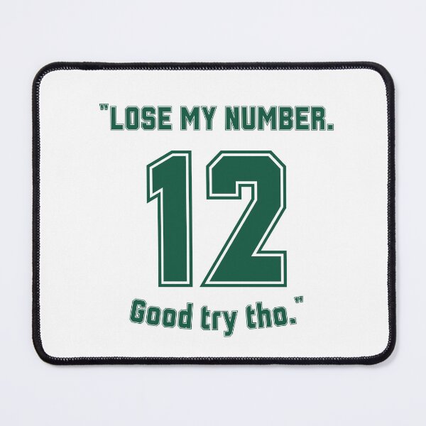 Item preview, Aaron Rodgers signs with the jets, lose my number good try tho designed and sold by miriamyk.