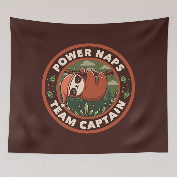 Item preview, Power Naps Team Captain by Tobe Fonseca designed and sold by Tobe Fonseca®.