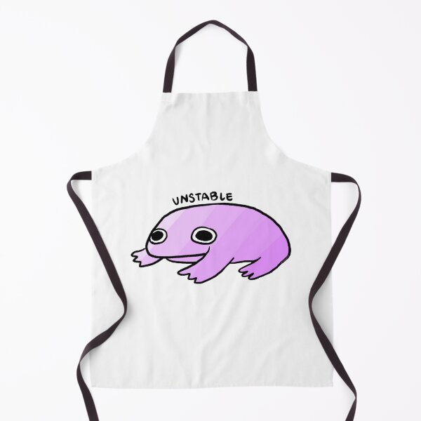 Item preview, UNSTABLE | Cute Purple Gradient Frog, Frog Sticker, Funny Frog Art designed and sold by iristocat.
