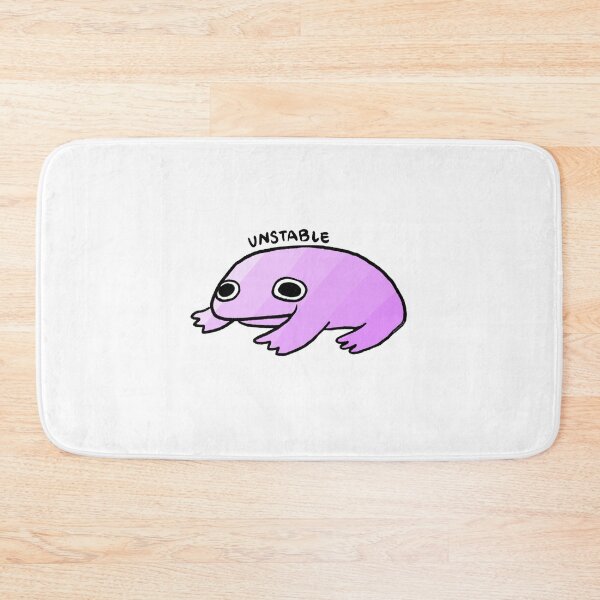 Item preview, UNSTABLE | Cute Purple Gradient Frog, Frog Sticker, Funny Frog Art  designed and sold by iristocat.