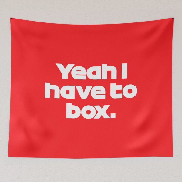 Item preview, Driver #55 Yeah I Have to Box | Best Team Radio Bahrain 2023 Season (Red BG) designed and sold by FilipeFerreira.