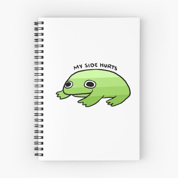 Item preview, My Side Hurts | Cute Green Gradient Frog, Frog Sticker, Funny Frog Art  designed and sold by iristocat.