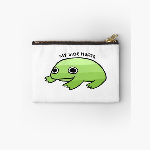 Item preview, My Side Hurts | Cute Green Gradient Frog, Frog Sticker, Funny Frog Art  designed and sold by iristocat.