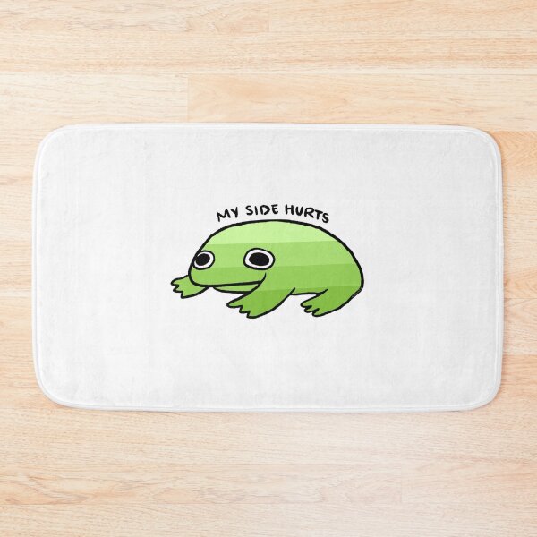 Item preview, My Side Hurts | Cute Green Gradient Frog, Frog Sticker, Funny Frog Art  designed and sold by iristocat.