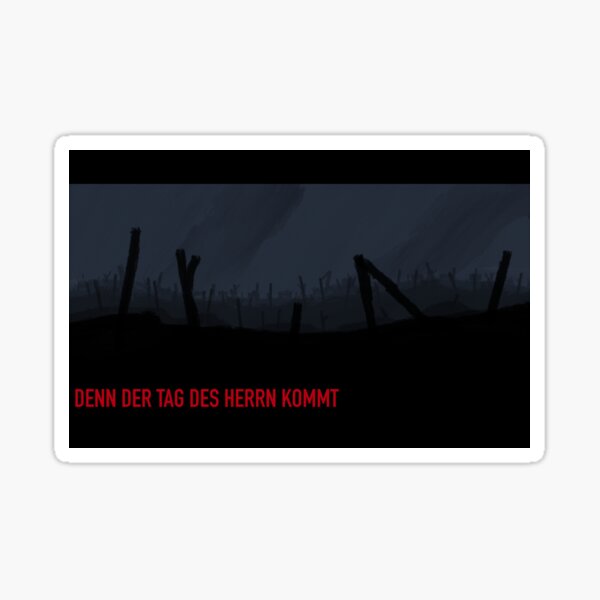 The Day of The Lord Comes Sticker