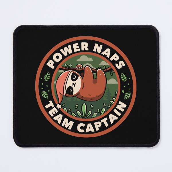 Item preview, Power Naps Team Captain Black by Tobe Fonseca designed and sold by Tobe Fonseca®.