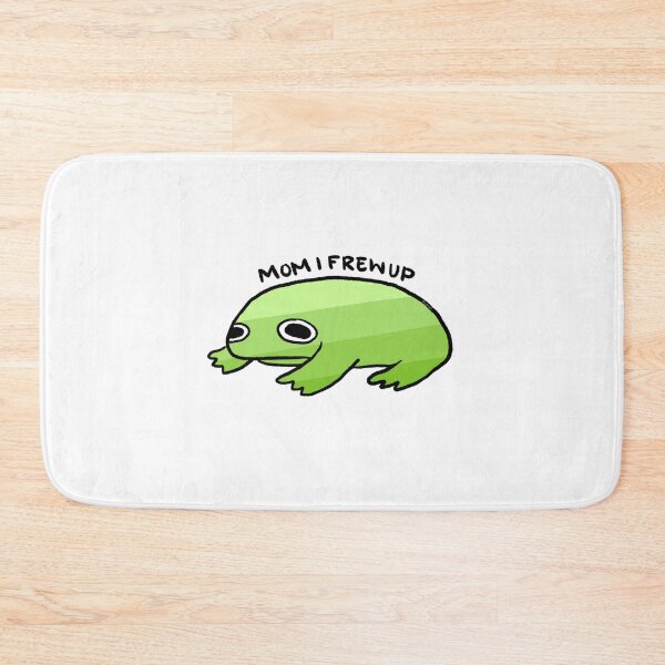 Item preview, Mom I Frew Up | Cute Green Gradient Frog, Frog Sticker, Funny Frog Art  designed and sold by iristocat.