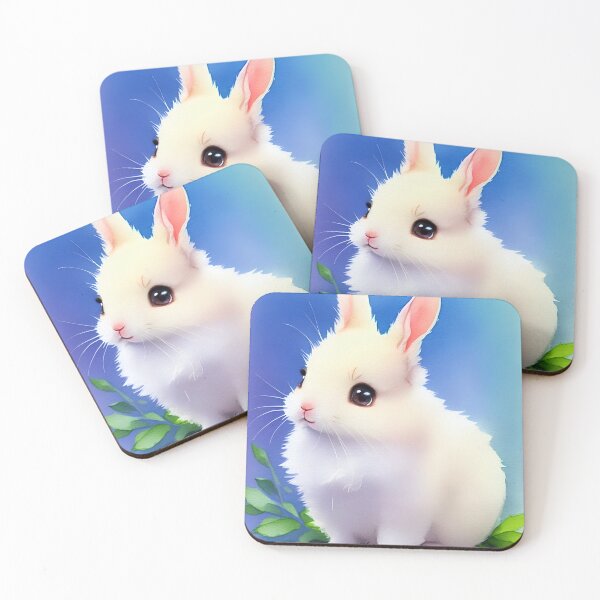 Item preview, Cute little pastel bunny, watercolor art designed and sold by Girly-Universe.
