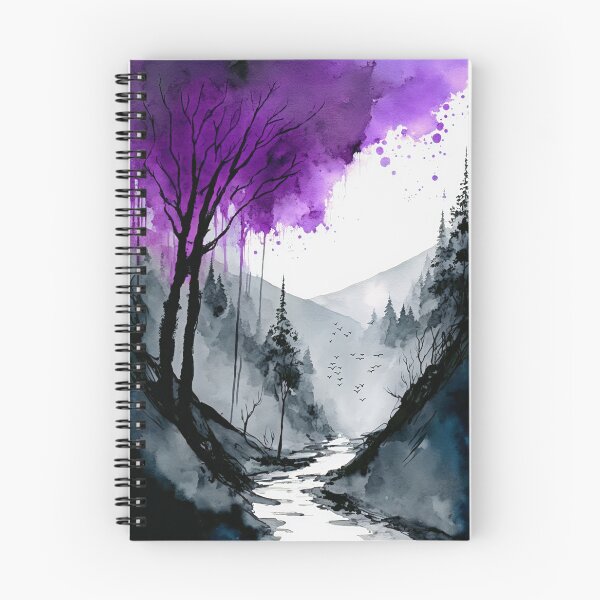 Item preview, Watercolour Asexual Pride Forest designed and sold by Pridish.
