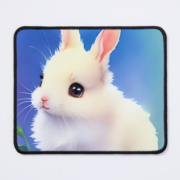 Item preview, Cute little pastel bunny, watercolor art designed and sold by Girly-Universe.