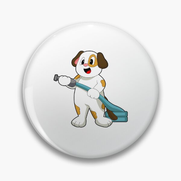 Item preview, Dog Firefighter Fire hose Fire department designed and sold by Snabdesign84.