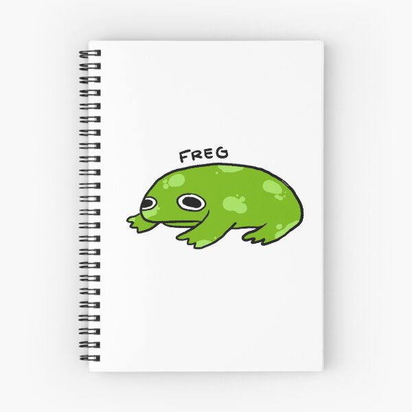Item preview, FREG | Cute Green Spotted Frog, Frog Sticker, Funny Frog Art, Speckled Frog designed and sold by iristocat.