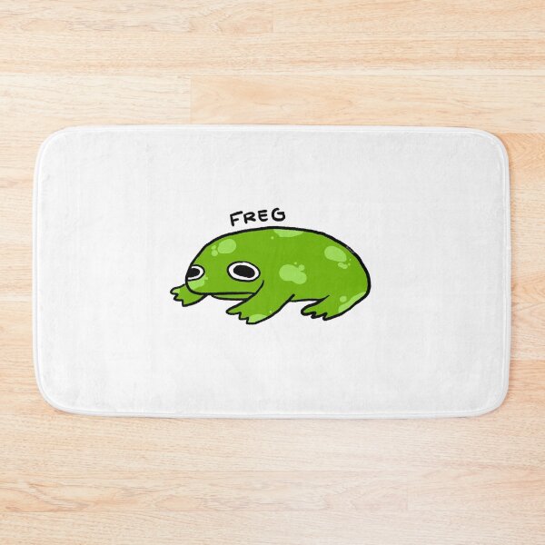 Item preview, FREG | Cute Green Spotted Frog, Frog Sticker, Funny Frog Art, Speckled Frog designed and sold by iristocat.