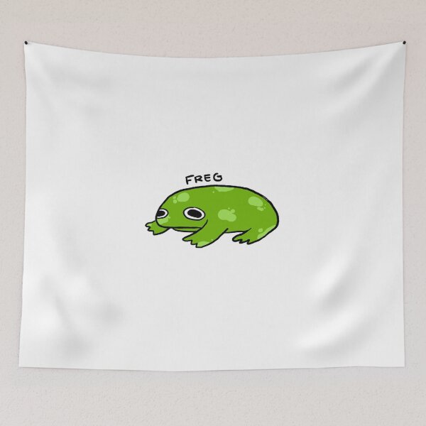 Item preview, FREG | Cute Green Spotted Frog, Frog Sticker, Funny Frog Art, Speckled Frog designed and sold by iristocat.