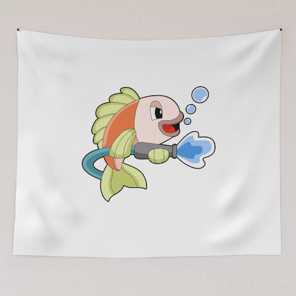 Item preview, Fish Firefighter Fire extinguisher designed and sold by Snabdesign84.