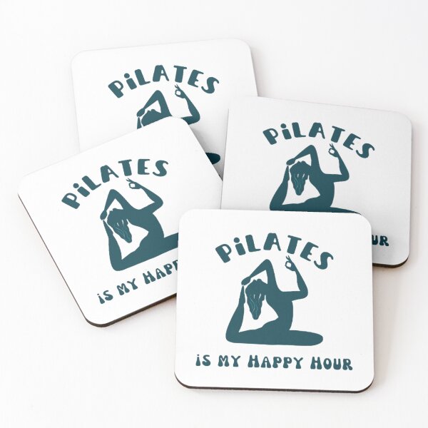 Item preview, pilates pilates is my happy hour, fitness pilates is my happy hour, pilates design designed and sold by KesDesigns ⭐⭐⭐⭐⭐.
