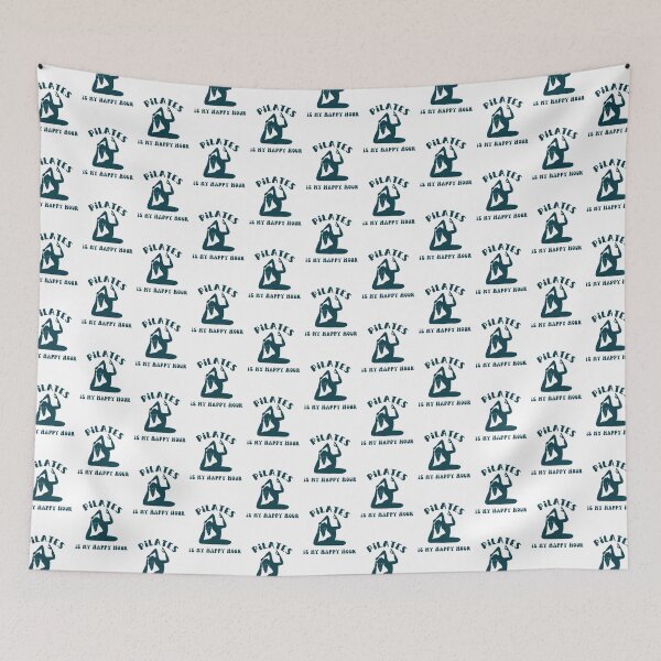 Item preview, pilates pilates is my happy hour, fitness pilates is my happy hour, pilates design designed and sold by KesDesigns ⭐⭐⭐⭐⭐.