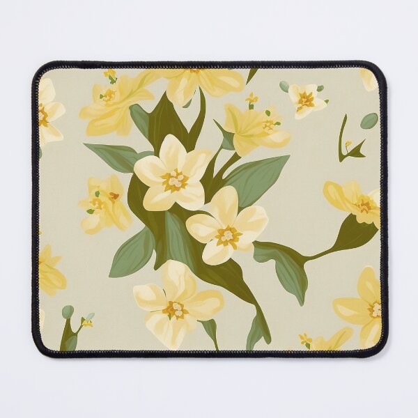 Item preview, Golden Euphoria: A Field of Daffodils on a Subtle Greenish-Yellow Background designed and sold by EmeraldeaArt.