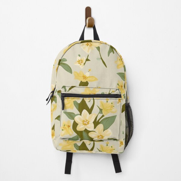 Item preview, Golden Euphoria: A Field of Daffodils on a Subtle Greenish-Yellow Background designed and sold by EmeraldeaArt.