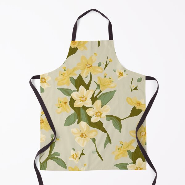 Item preview, Golden Euphoria: A Field of Daffodils on a Subtle Greenish-Yellow Background designed and sold by EmeraldeaArt.