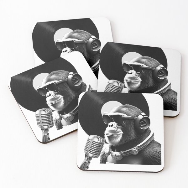 Item preview, DJ MONKEY designed and sold by BlackandCollor.