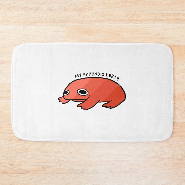 Item preview, My Appendix Hurts | Cute Red Gradient Frog, Frog Sticker, Funny Frog Art  designed and sold by iristocat.