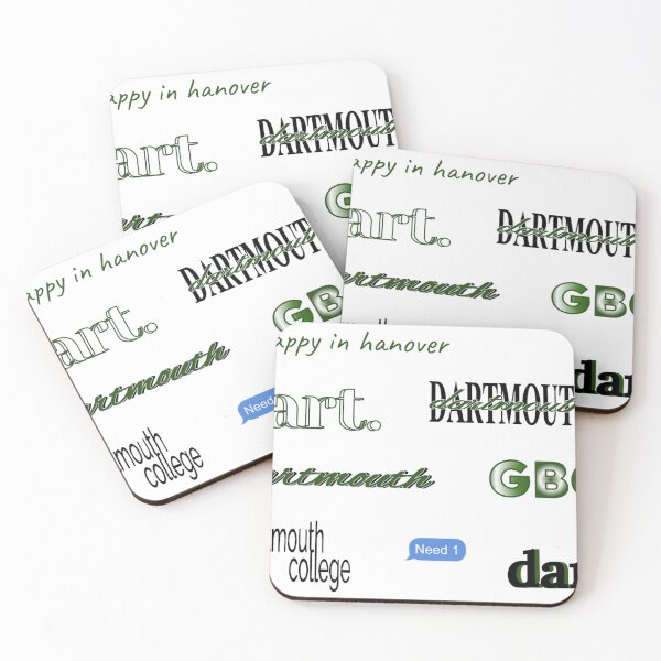 Item preview, Dartmouth Sticker Pack (GBG, Dart, Need 1, Hanover) designed and sold by Devon Nassau.