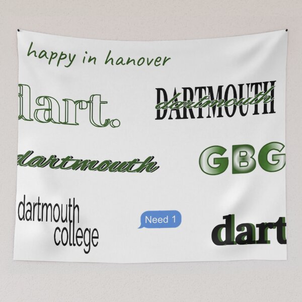 Item preview, Dartmouth Sticker Pack (GBG, Dart, Need 1, Hanover) designed and sold by Devon Nassau.