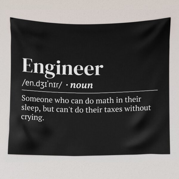 Item preview, Engineer Funny Urban Dictionary Meaning designed and sold by SpeakSarcasm.