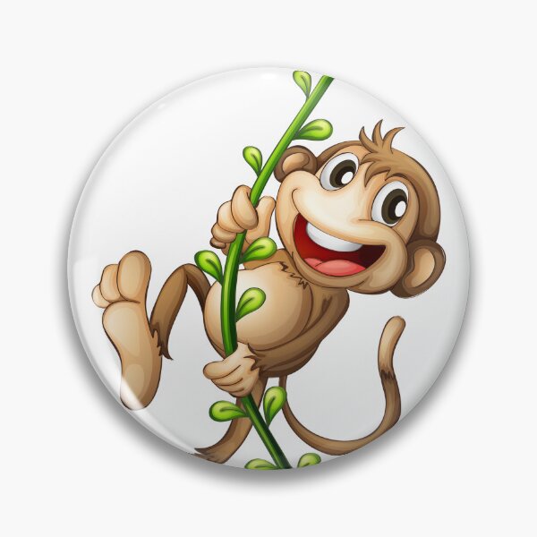 Item preview, Monkeying Around: Add Some Playful Charm with this Monkey Sticker  designed and sold by tchmox.