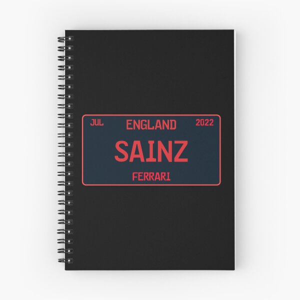 Item preview, Carlos Sainz first win license plate black designed and sold by ff1merch ..