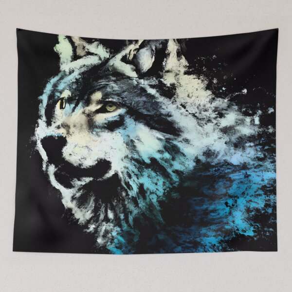 Item preview, Wolf with lightning designed and sold by Helleradi.