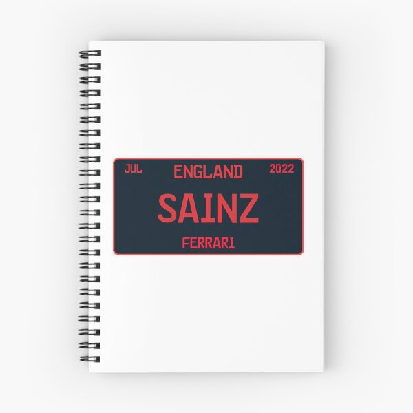 Item preview, Carlos Sainz first win license plate white designed and sold by ff1merch ..