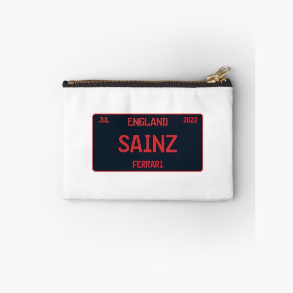 Item preview, Carlos Sainz first win license plate white designed and sold by ff1merch ..