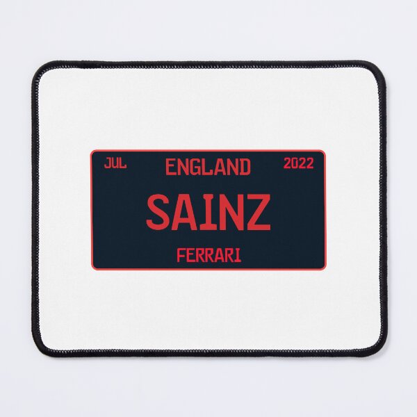 Item preview, Carlos Sainz first win license plate white designed and sold by ff1merch ..