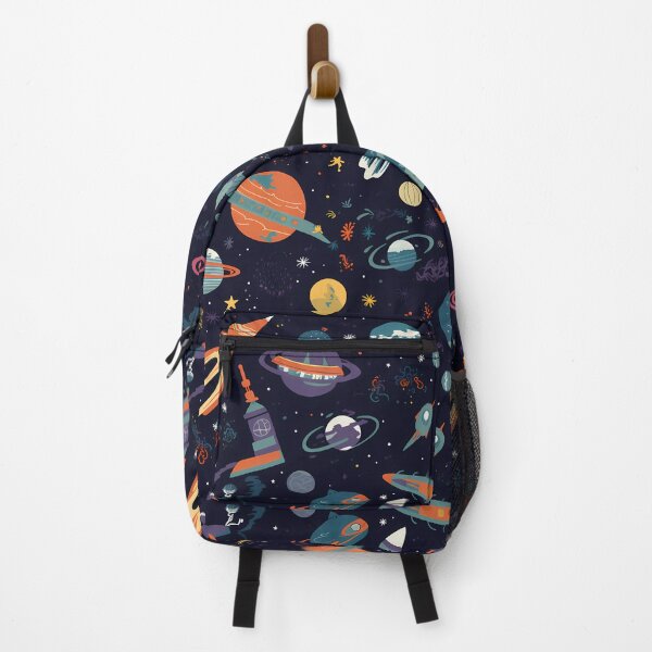 Item preview, Outer Space Pattern With Satellites, Spaceships, Planets and Stars designed and sold by FunWearVM.