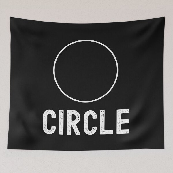 Item preview, A circle - funny math figures design designed and sold by VitoTDesign.