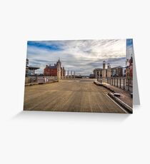 View Of Roald Dahl Plass Cardiff Greeting Card