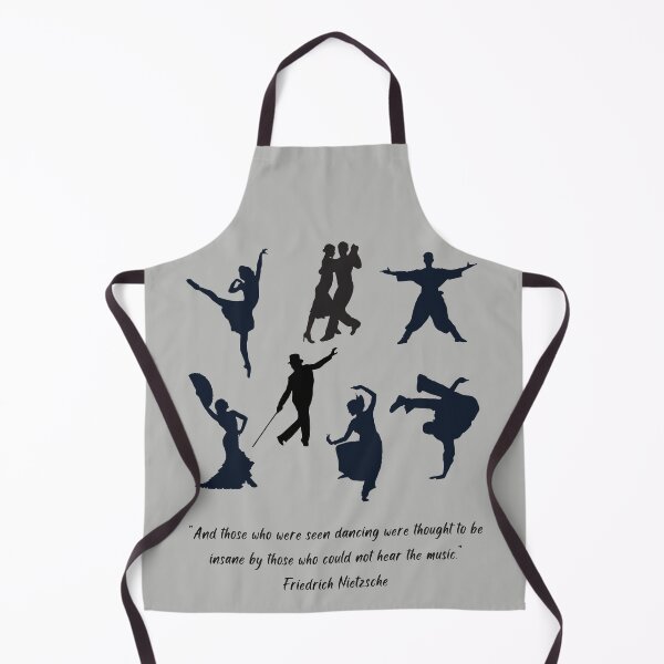 Item preview, Dance Styles from Around the world, Silhouette Nietzsche quote designed and sold by NurturingSpirit.