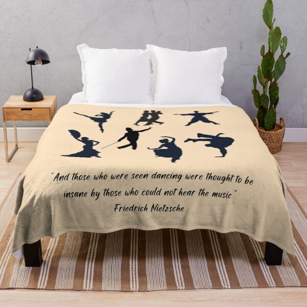 Item preview, Dance Styles from Around the world, Silhouette Nietzsche quote designed and sold by NurturingSpirit.