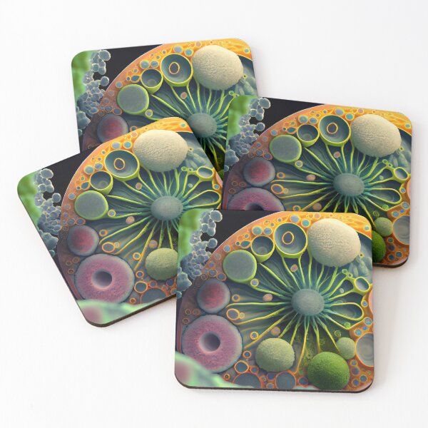 Item preview, Macro shot of cell or molecule. Scientific image. Biology or chemistry abstract background designed and sold by anytka.
