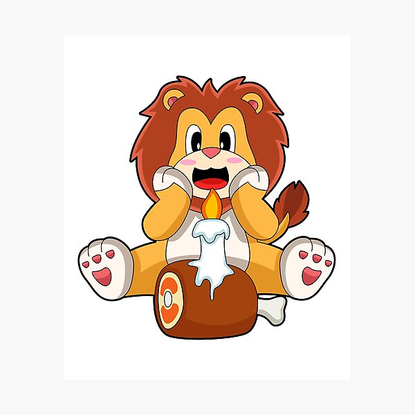 Item preview, Lion Birthday Candle designed and sold by Snabdesign84.