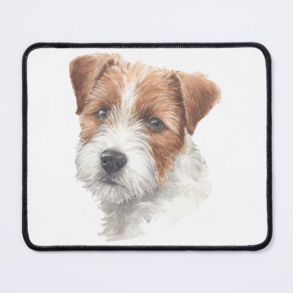 Item preview, Cute Rough Coated Jack Russell Terrier Watercolor Art designed and sold by doglovershirts.