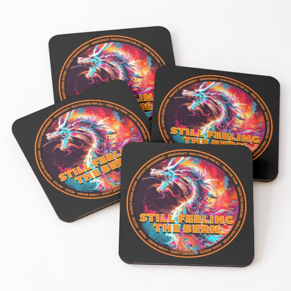 Item preview, PMD00609 Progressive Movement Designs Dragon shows you are still feeling the Bern and support progressive policy goals for progressive Democrats and Independents and Bernie Sanders supporters designed and sold by ProgressiveLeft.
