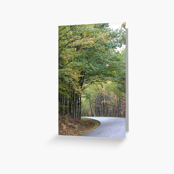 Nature in curves Greeting Card