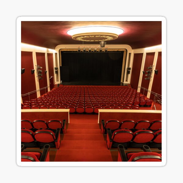 My life is theater. Beautiful picture of the theater scene. Sticker