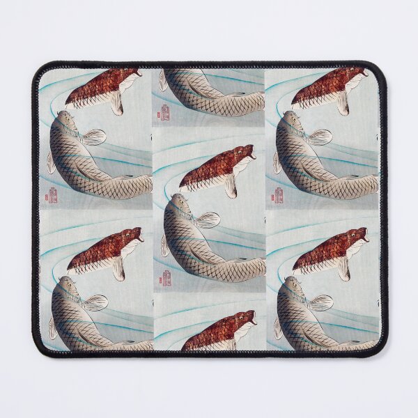 Item preview, 1/3 of "Six Carp Swimming Beneath Wisteria" (1889) Multi-Panel designed and sold by archifan.