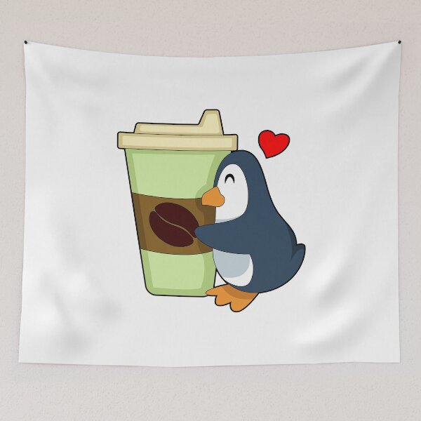 Item preview, Penguin Coffee to go designed and sold by Snabdesign84.