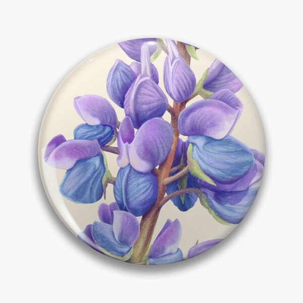 Item preview, Purple and blue sundial lupine Scientific Illustration designed and sold by Nick Garnhart.