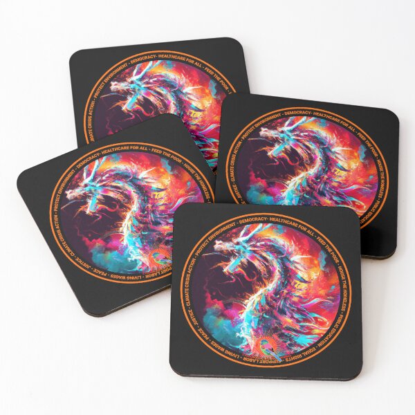Item preview, PMD00610 Progressive Movement Designs Dragon shows you are still feeling the Bern and support progressive policy goals for progressive Democrats and Independents and Bernie Sanders supporters designed and sold by ProgressiveLeft.
